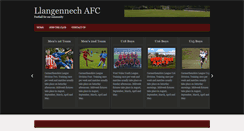 Desktop Screenshot of llangennechafc.org